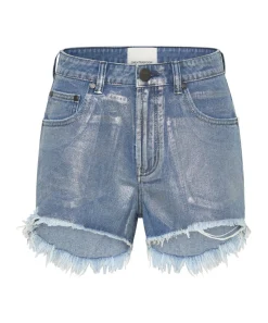 Denim Shorts|ONE TEASPOON Blue Future Bonitas High Waist Denim Shorts