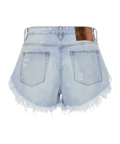 Denim Shorts|ONE TEASPOON Blue Latte Rollers Denim Shorts