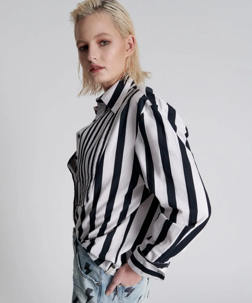 Denim Shorts|ONE TEASPOON Blue Lightning Le Wolves Mid Length Denim Shorts