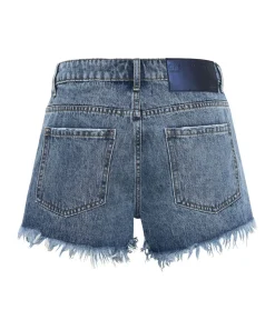 Denim Shorts|ONE TEASPOON Blue Love Marlons Low Waist Boyfriend Shorts