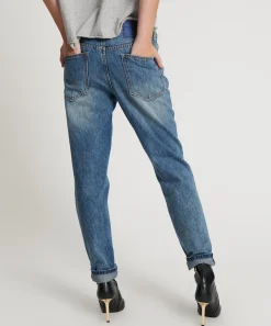 Denim Jeans|ONE TEASPOON Blue Love Stixx Low Waist Slim Straight Leg Jeans
