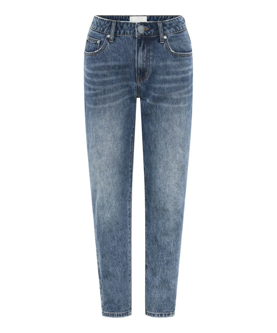 Denim Jeans|ONE TEASPOON Blue Love Stixx Low Waist Slim Straight Leg Jeans