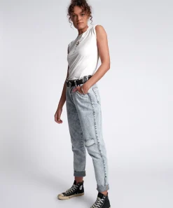 Denim Jeans|ONE TEASPOON Blue Malt Pioneer High Waist Vintage Fit Jeans