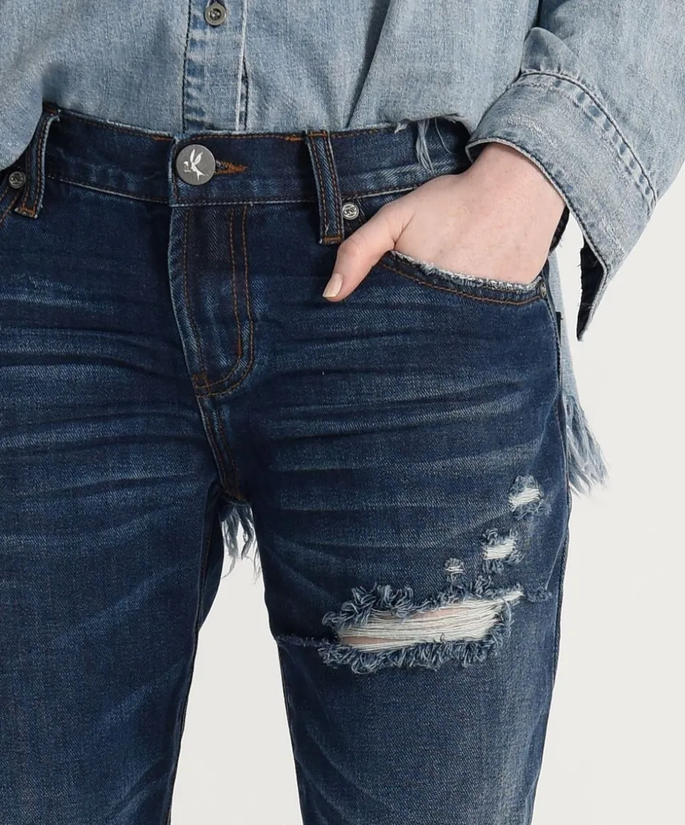 Denim Jeans|ONE TEASPOON Blue Moon Awesome Baggies Straight Leg Jeans