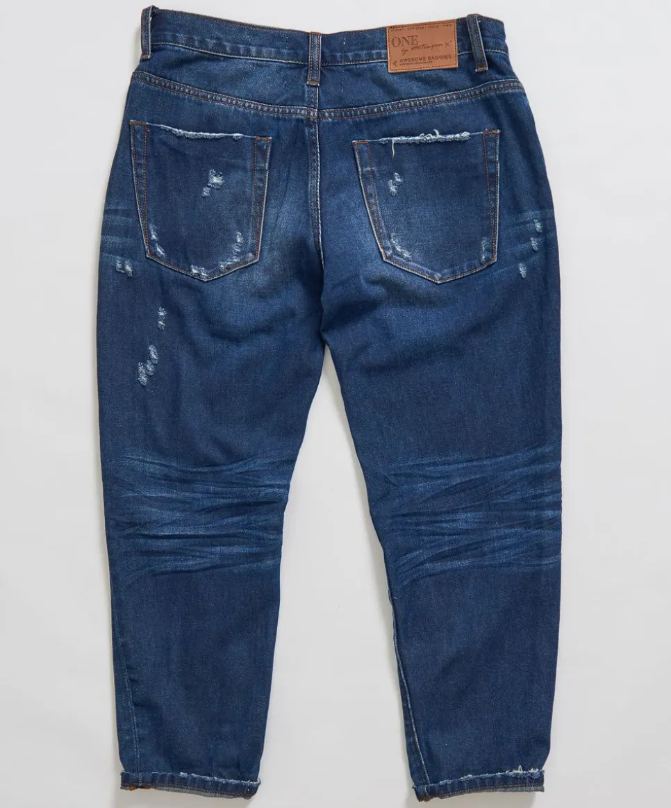 Denim Jeans|ONE TEASPOON Blue Moon Awesome Baggies Straight Leg Jeans