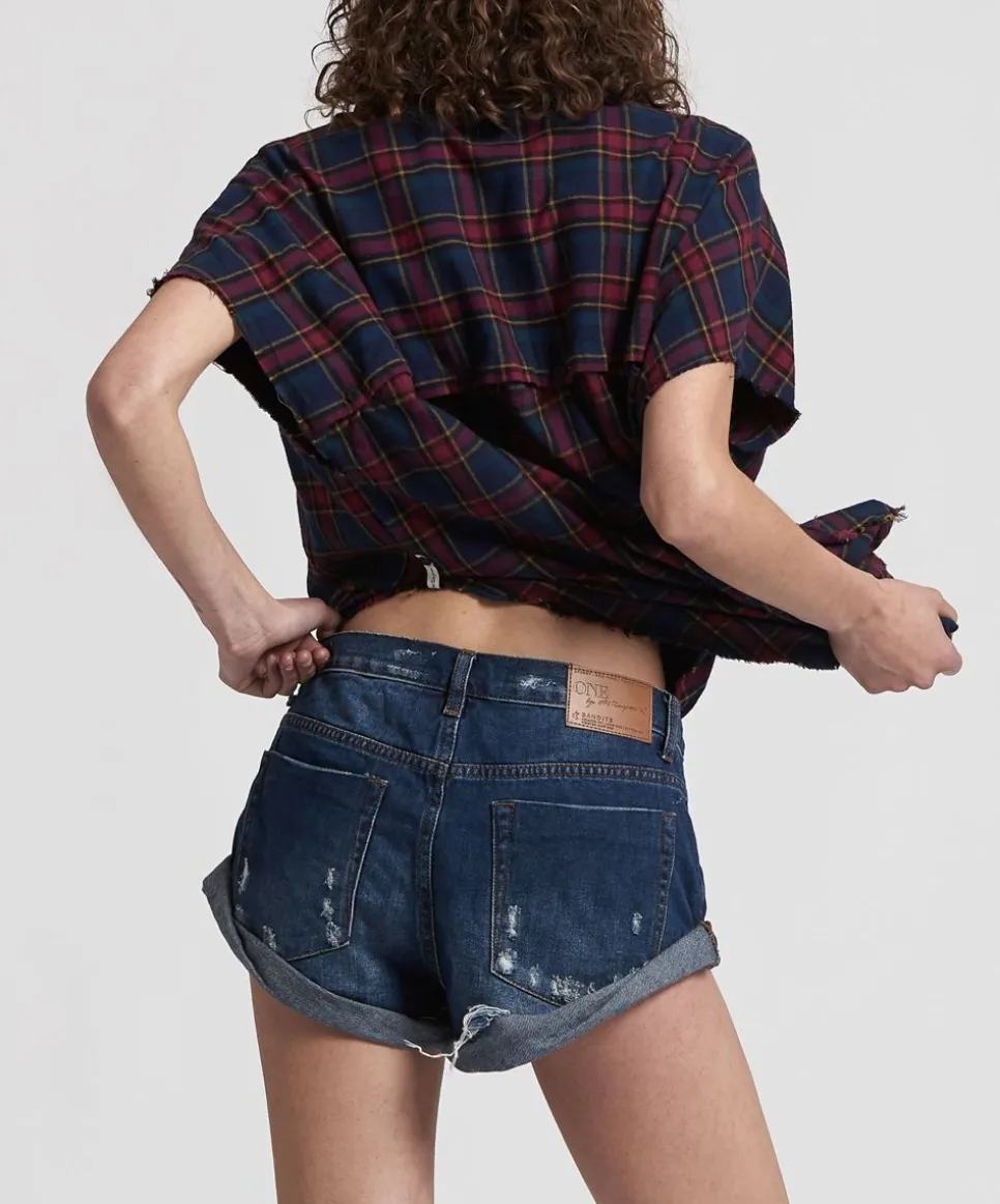 Denim Shorts|ONE TEASPOON Blue Moon Bandits Denim Shorts
