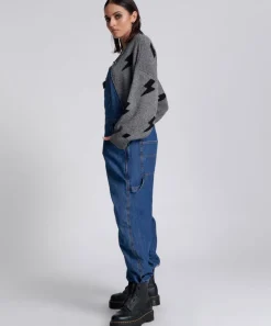 Denim Jumpsuits|ONE TEASPOON Blue Night Stanton St Oversized Overalls