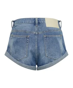 Denim Shorts|ONE TEASPOON Blue Rapture Chained Bandits Low Waist Denim Shorts