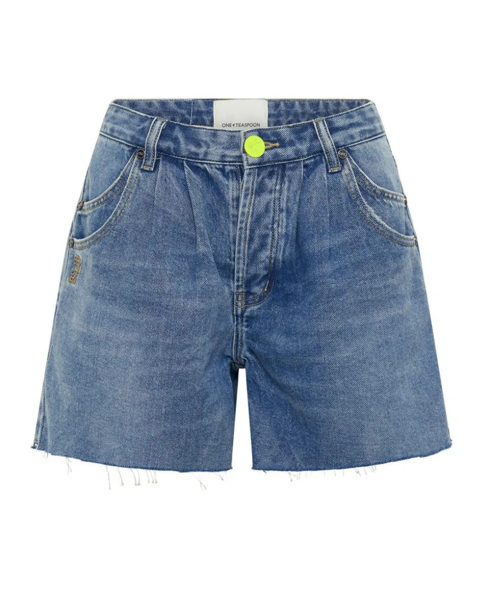 Denim Shorts|ONE TEASPOON Blue Rapture Super Relaxed Shaker Denim Shorts