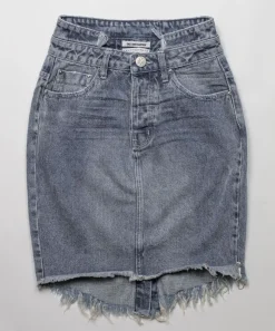 Denim Skirts|ONE TEASPOON Blue Society 2020 High Waist Denim Skirt