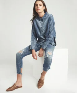 Denim Jeans|ONE TEASPOON Blue Society Freebirds Ii Super High Waist Skinny Jeans