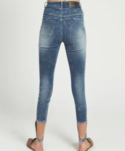 Denim Jeans|ONE TEASPOON Blue Society Freebirds Ii Super High Waist Skinny Jeans