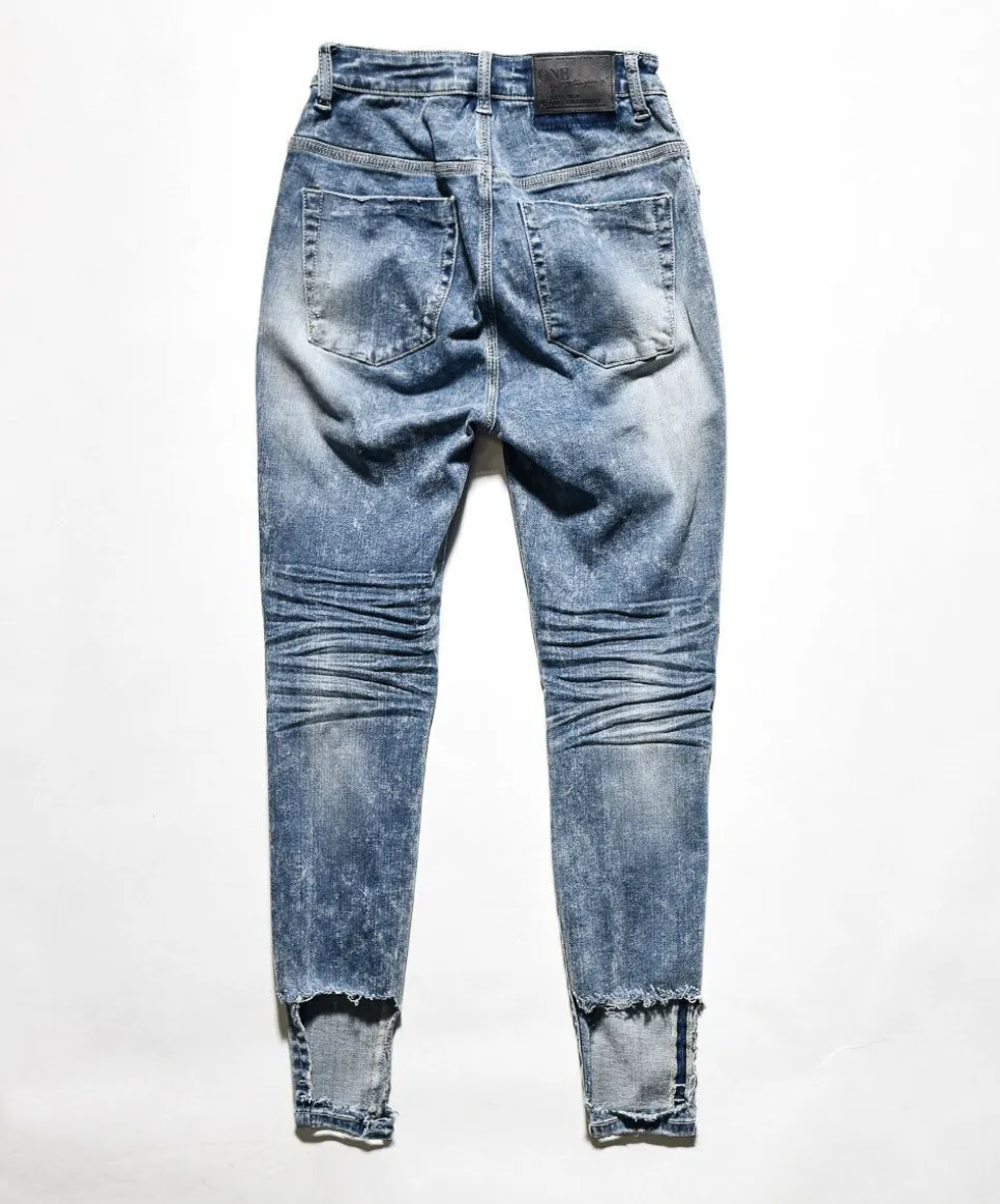 Denim Jeans|ONE TEASPOON Blue Society Freebirds Ii Super High Waist Skinny Jeans