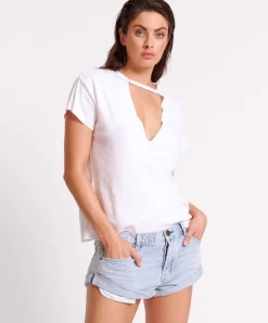 Denim Shorts|ONE TEASPOON Blue Space Bandit Low Waist Denim Shorts