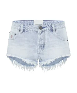Denim Shorts|ONE TEASPOON Blue Space Bonitas Low Waist Denim Shorts