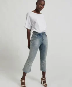 Denim Jeans|ONE TEASPOON Blue Storm Kicks Low Waist Kick Flare Jeans