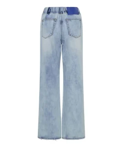 Denim Jeans|ONE TEASPOON Blue Tornado Roadhouse Wide Leg Drawstring Jeans
