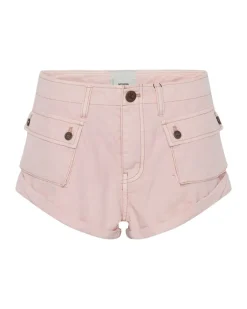 Denim Shorts|ONE TEASPOON Blush Cadet Bandits Low Waist Shorts
