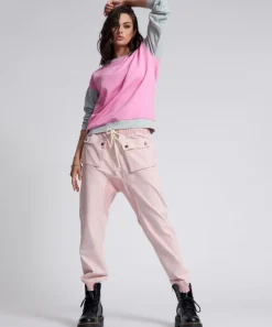Bottoms|ONE TEASPOON Blush Cargo Cadet Pants