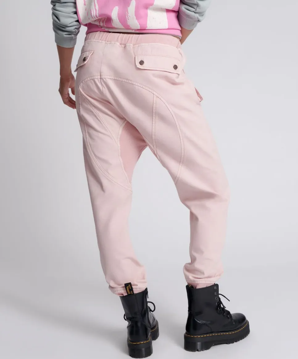 Bottoms|ONE TEASPOON Blush Cargo Cadet Pants