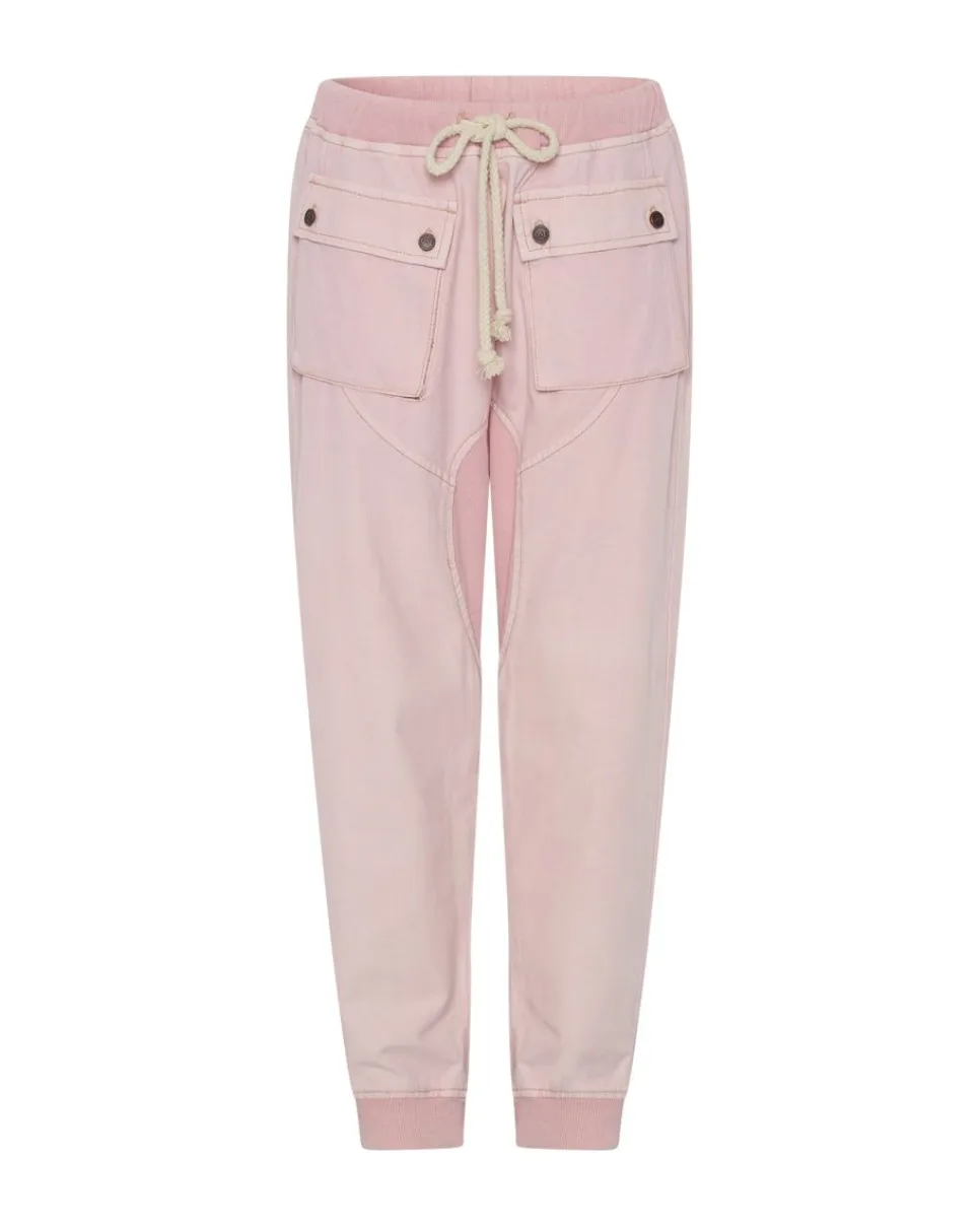 Bottoms|ONE TEASPOON Blush Cargo Cadet Pants