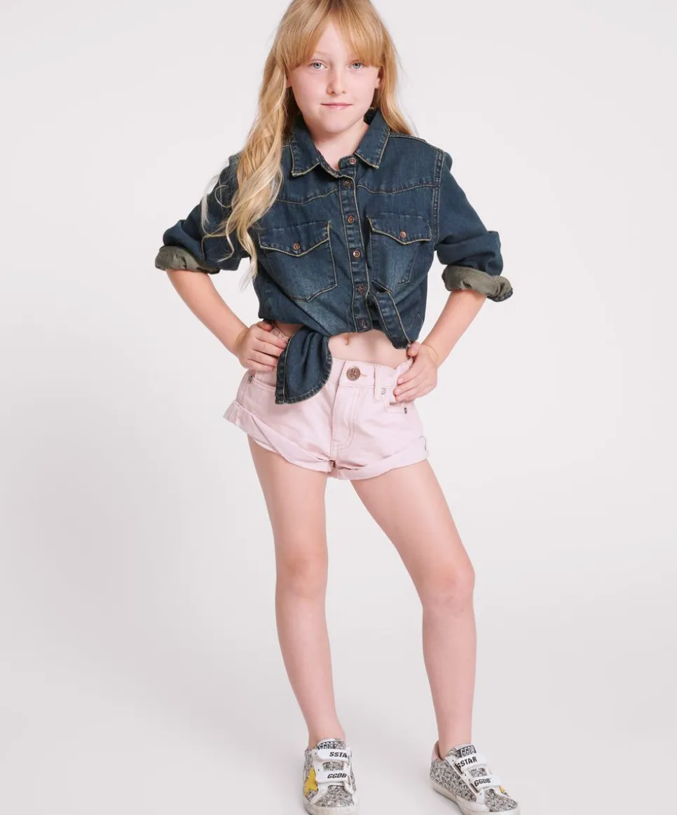 Clothing|ONE TEASPOON Blush Kids Bandit Shorts