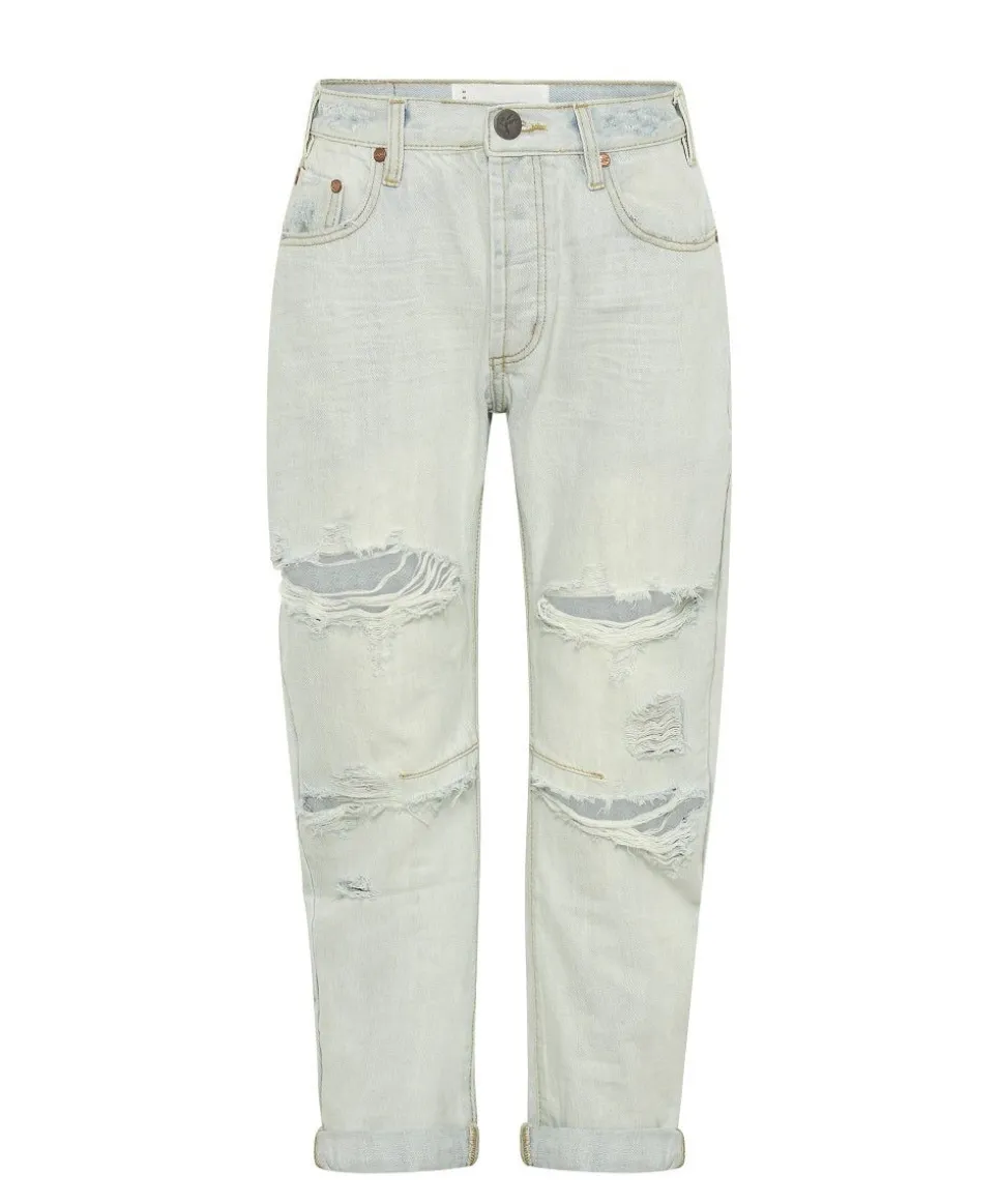 Denim Jeans|ONE TEASPOON Brando Trashed Saints Boyfriend Jeans