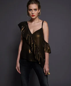 Tops|ONE TEASPOON Bronze Ashley Top