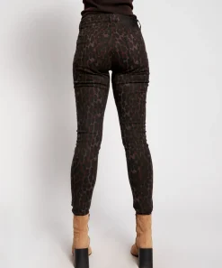 Denim Jeans|ONE TEASPOON Bronze Leopard Freebirds Ii High Waist Skinny Jeans
