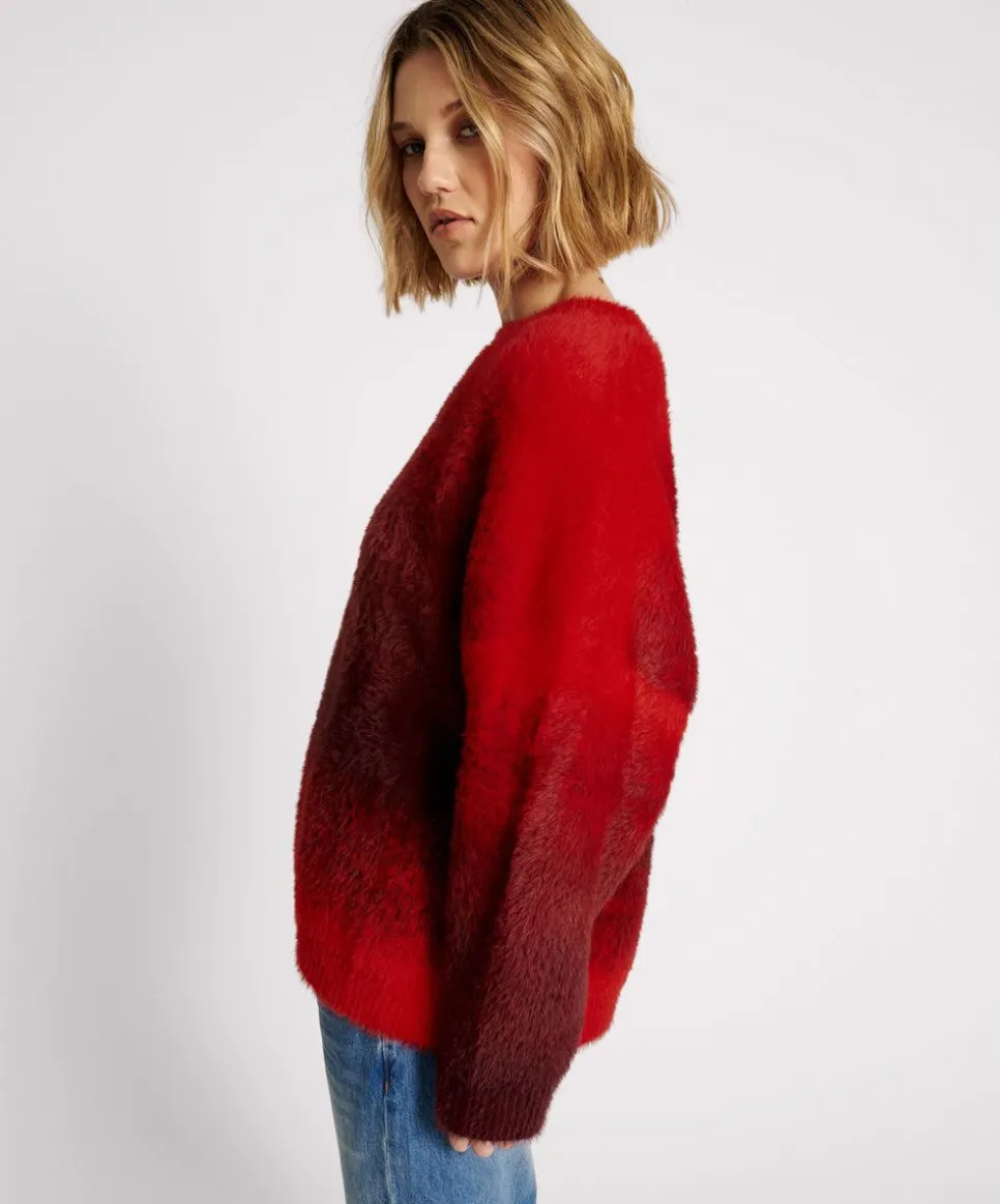 Knitwear|ONE TEASPOON Burning Sunset Ombre Knit Sweater