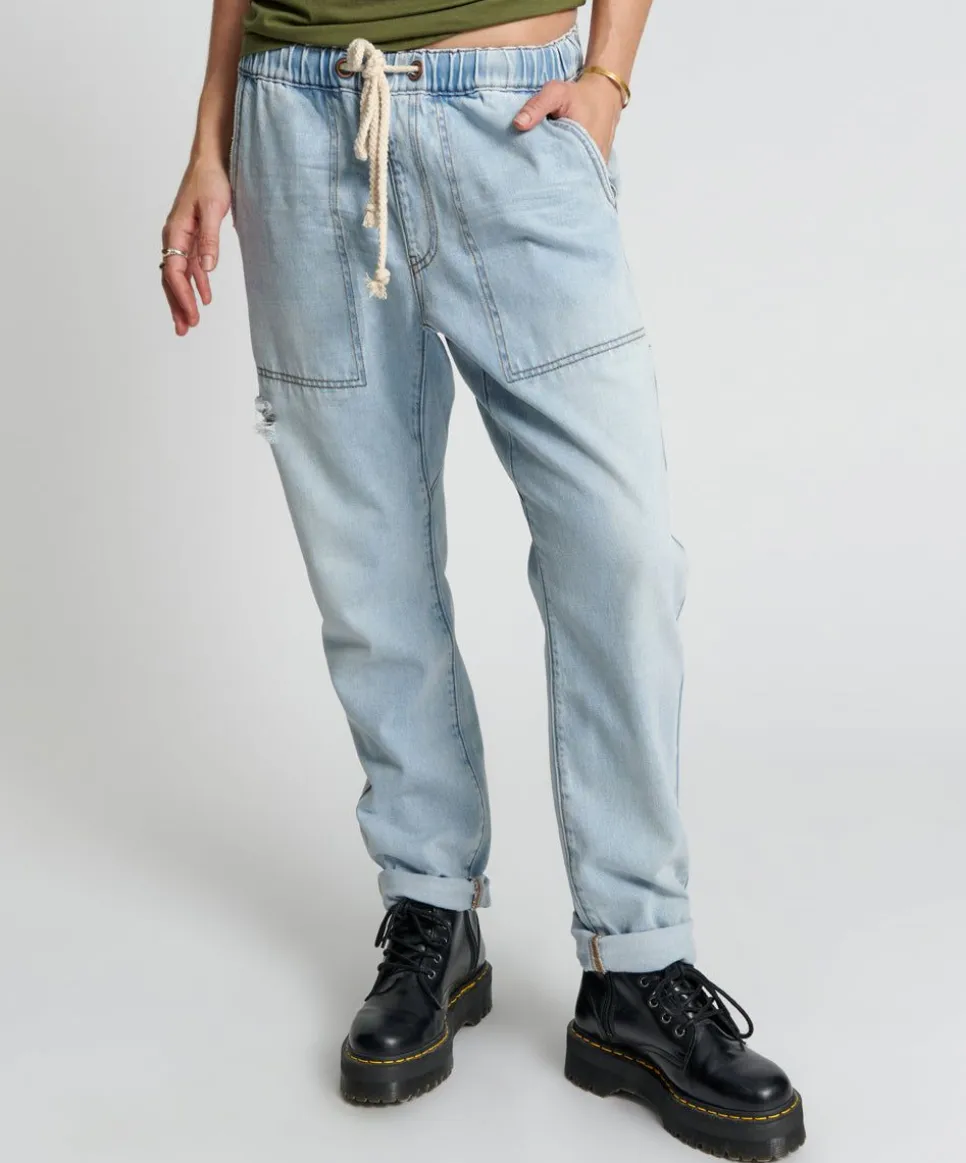 Denim Jeans|ONE TEASPOON Casanova Shabbies Drawstring Boyfriend Jeans