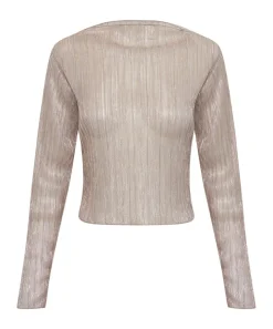 Tops|ONE TEASPOON Celestial Rose Plisse Longsleeve Top