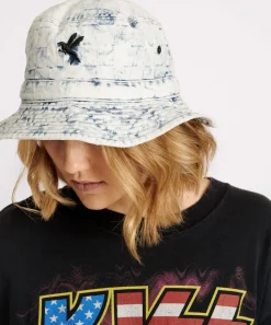 Accessories|ONE TEASPOON Checkmate Denim Bucket Hat
