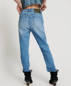 Denim Jeans|ONE TEASPOON Ciao Blue Awesome Baggies High Waist Straight Leg Jeans