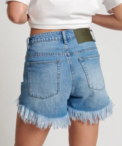 Denim Shorts|ONE TEASPOON Ciao Blue Bonitas High Waist Denim Shorts