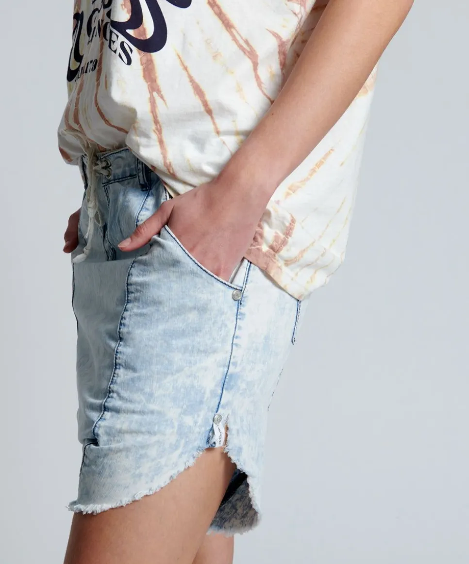 Denim Shorts|ONE TEASPOON Classic Chambray Luxe Harem Shorts