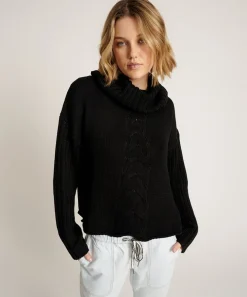 Knitwear|ONE TEASPOON Classic Chunky Roll Neck Knit Sweater