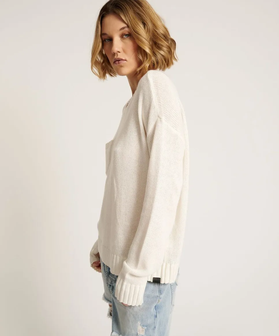 Knitwear|ONE TEASPOON Classic Pocket Chunky Knit Sweater