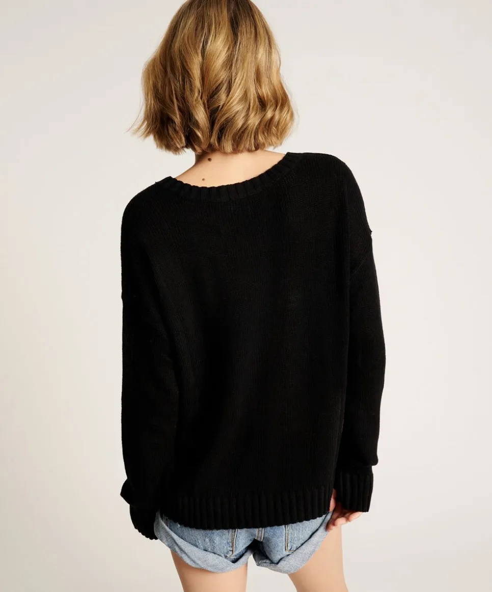 Knitwear|ONE TEASPOON Classic Pocket Chunky Knit Sweater