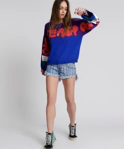 Knitwear|ONE TEASPOON College Graffiti Knit Sweater