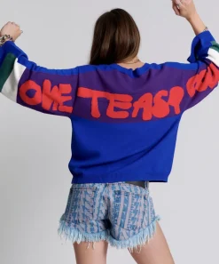 Knitwear|ONE TEASPOON College Graffiti Knit Sweater