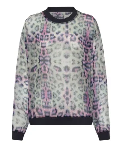 Tops|ONE TEASPOON Collision Chiffon Longsleeve Top