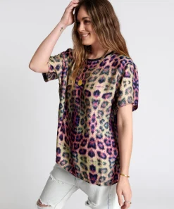 Basic Tees|ONE TEASPOON Collision Satin Tee