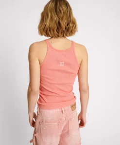 Tees & Tanks|ONE TEASPOON Coral Rib Singlet
