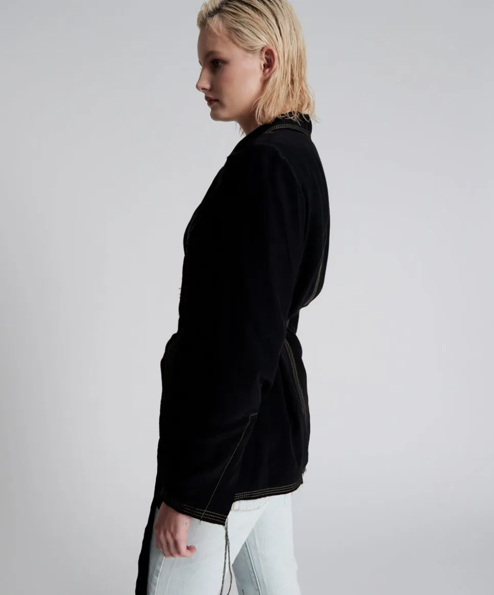 Jackets|ONE TEASPOON Cupro Expedition Blazer