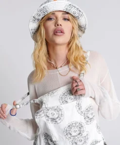 Denim Jumpsuits|ONE TEASPOON Cymatic Pini Denim Playsuit