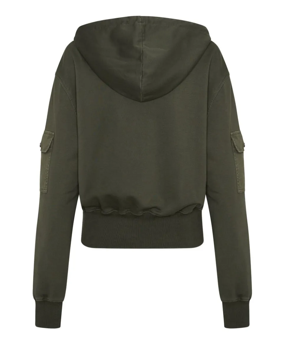Hoodies And Sweats|ONE TEASPOON Dark Khaki Cargo Adventure Hoody