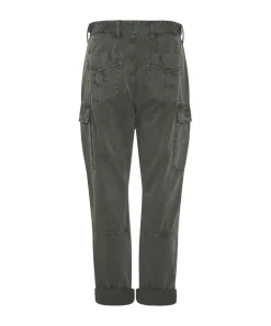 Bottoms|ONE TEASPOON Dark Khaki Cargo Motion Pants