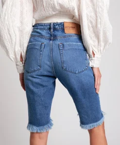 Denim Shorts|ONE TEASPOON Delaware Cut Off Organic Sustainable Truckers Shorts