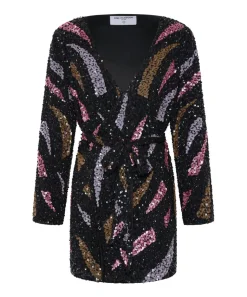 Mini Dresses|ONE TEASPOON Delusion Hand Beaded Wrap Dress